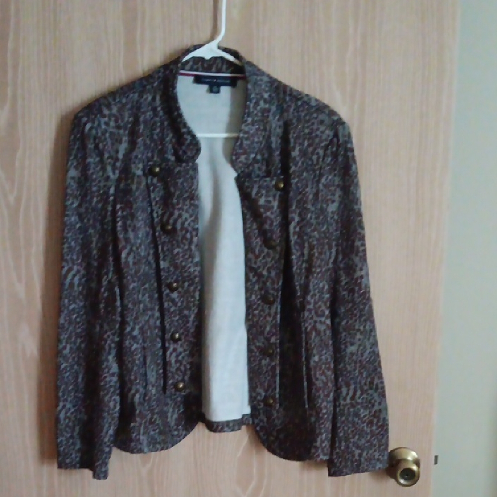 Tommy Hilfiger Women's Animal Pint Blazer